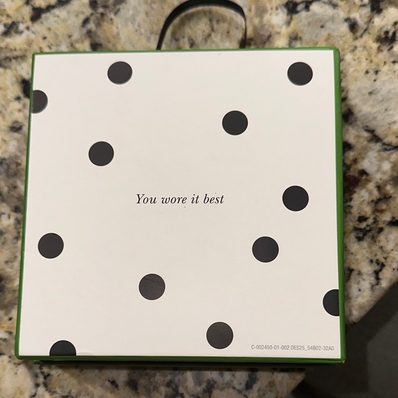 Kate Spade Black Hoop Earrings - Picture 4 of 5